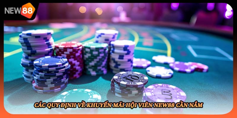 Các quy định về khuyến mãi hội viên New88 cần nắm